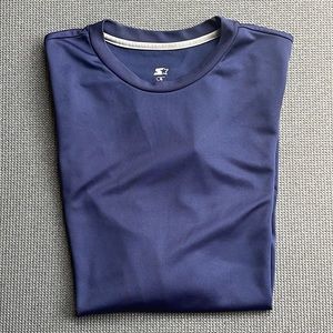 XL Blue and White Starter Sleeveless Shirt